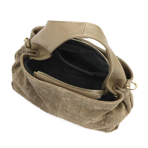 Luka 24-058 CROCO fango natūralios odos rankinė fango