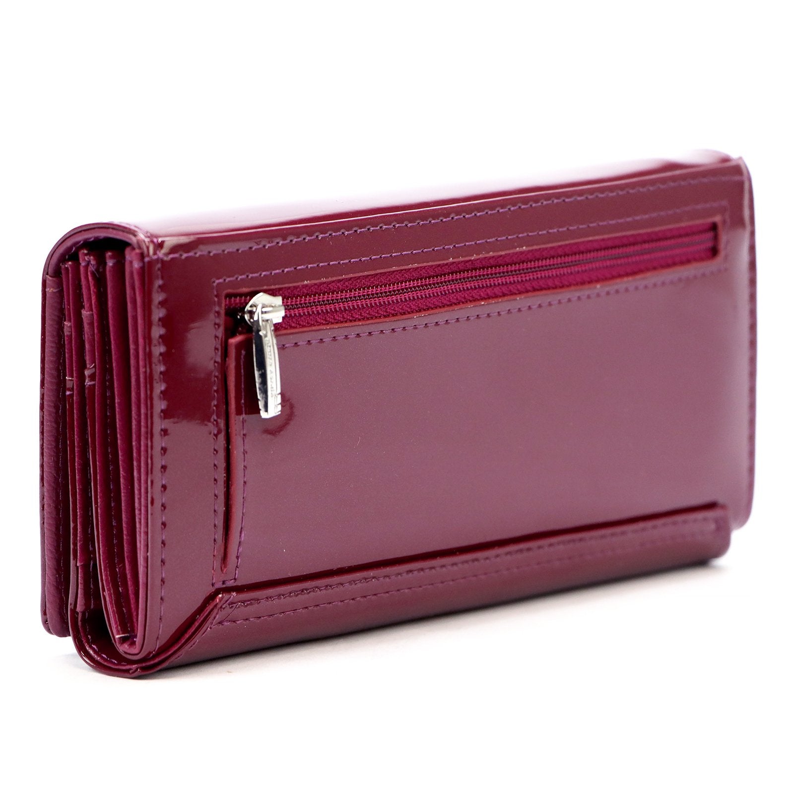 Pierre Cardin 07 SHINY 102 violetinė piniginė fioletowy