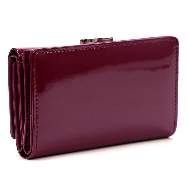 Pierre Cardin 07 SHINY 108 violetinė piniginė fioletowy