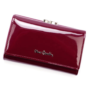 Pierre Cardin 07 SHINY 108 violetinė piniginė fioletowy
