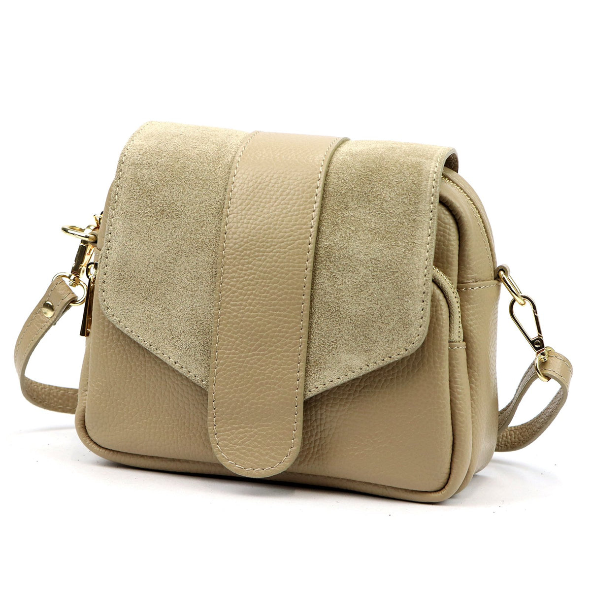 Luka 26-133 taupe natūralios odos rankinė taupe