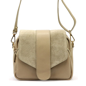 Luka 26-133 taupe natūralios odos rankinė taupe