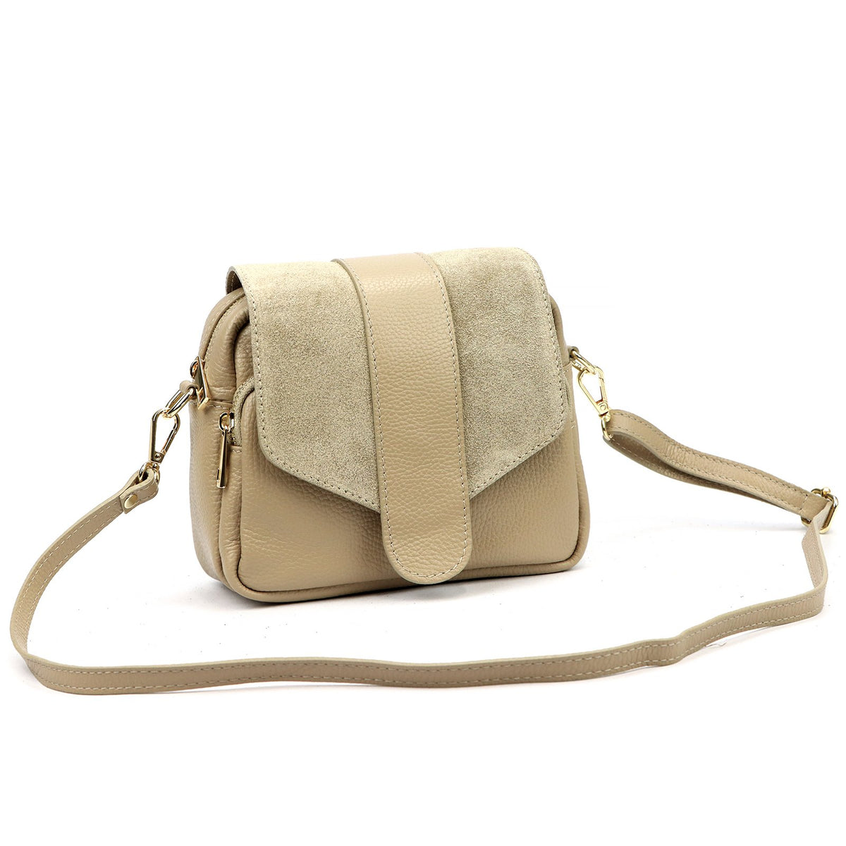 Luka 26-133 taupe natūralios odos rankinė taupe