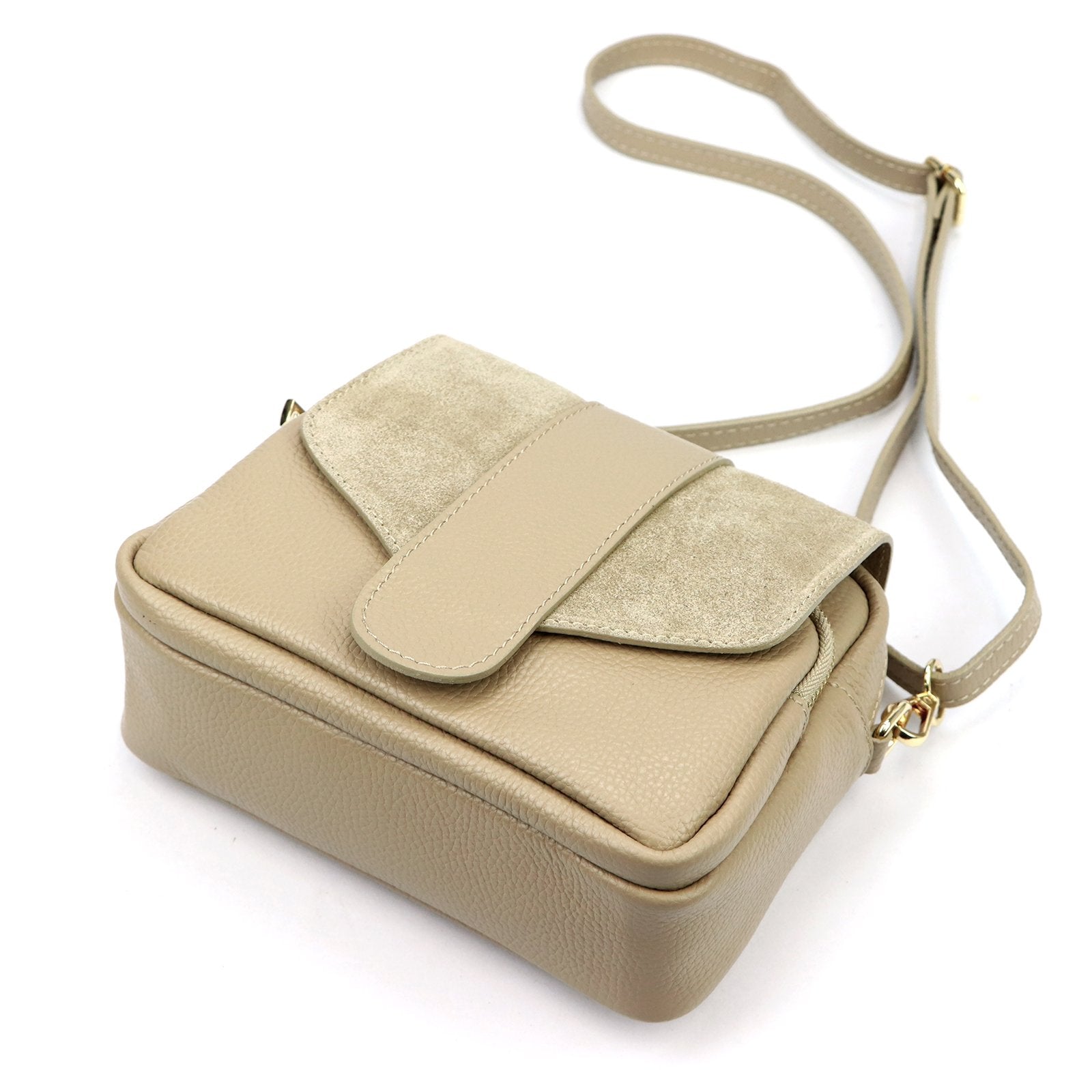 Luka 26-133 taupe natūralios odos rankinė taupe