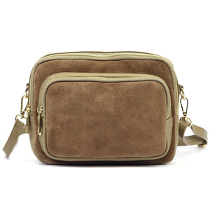 Luka 25-010 taupe natūralios odos rankinė taupe