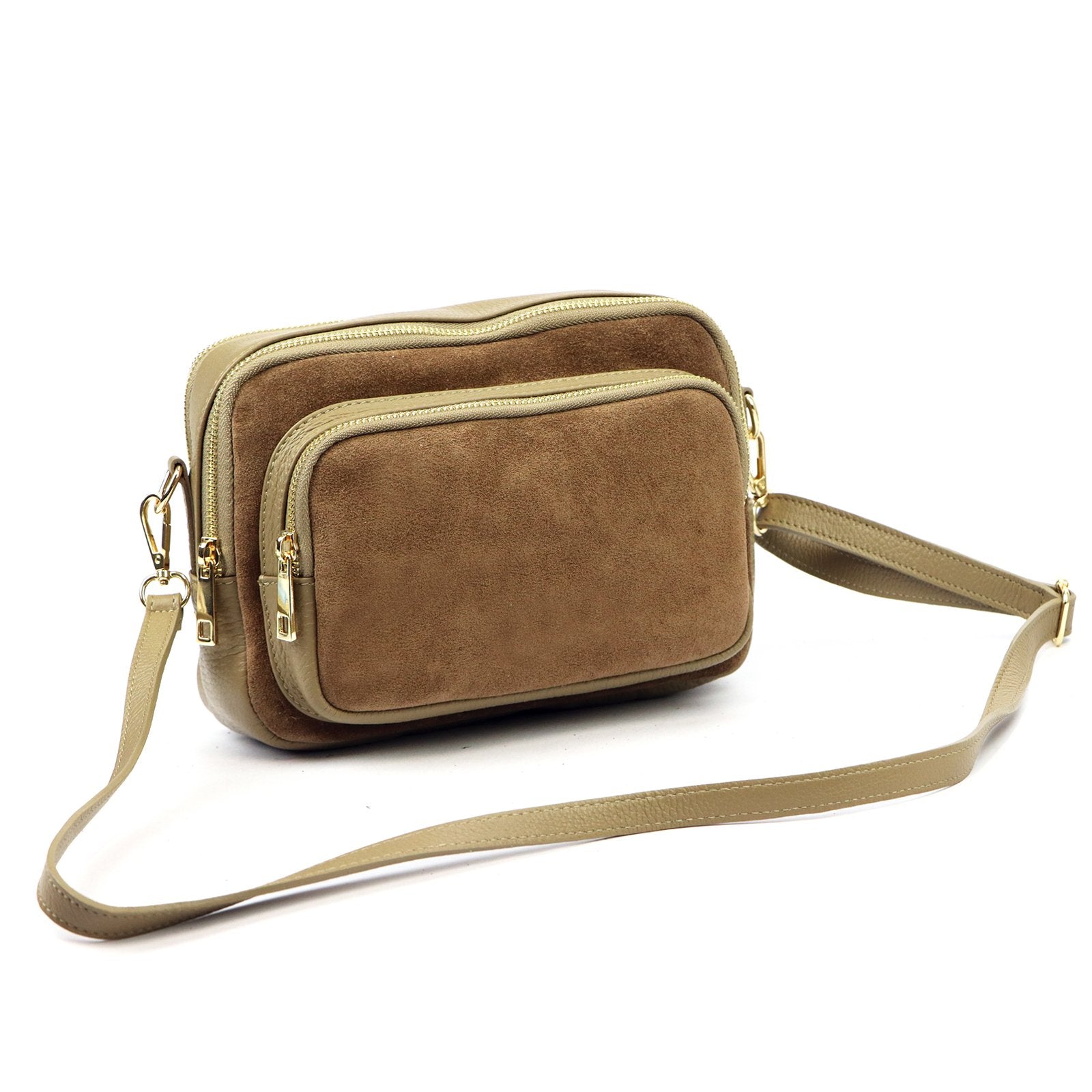 Luka 25-010 taupe natūralios odos rankinė taupe