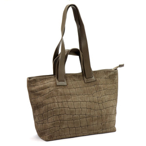 Luka 25-077 CROCO fango natūralios odos rankinė fango
