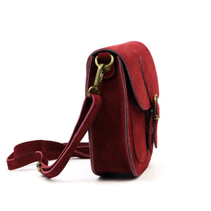 Luka 25-020 bordo natūralios odos rankinė bordo