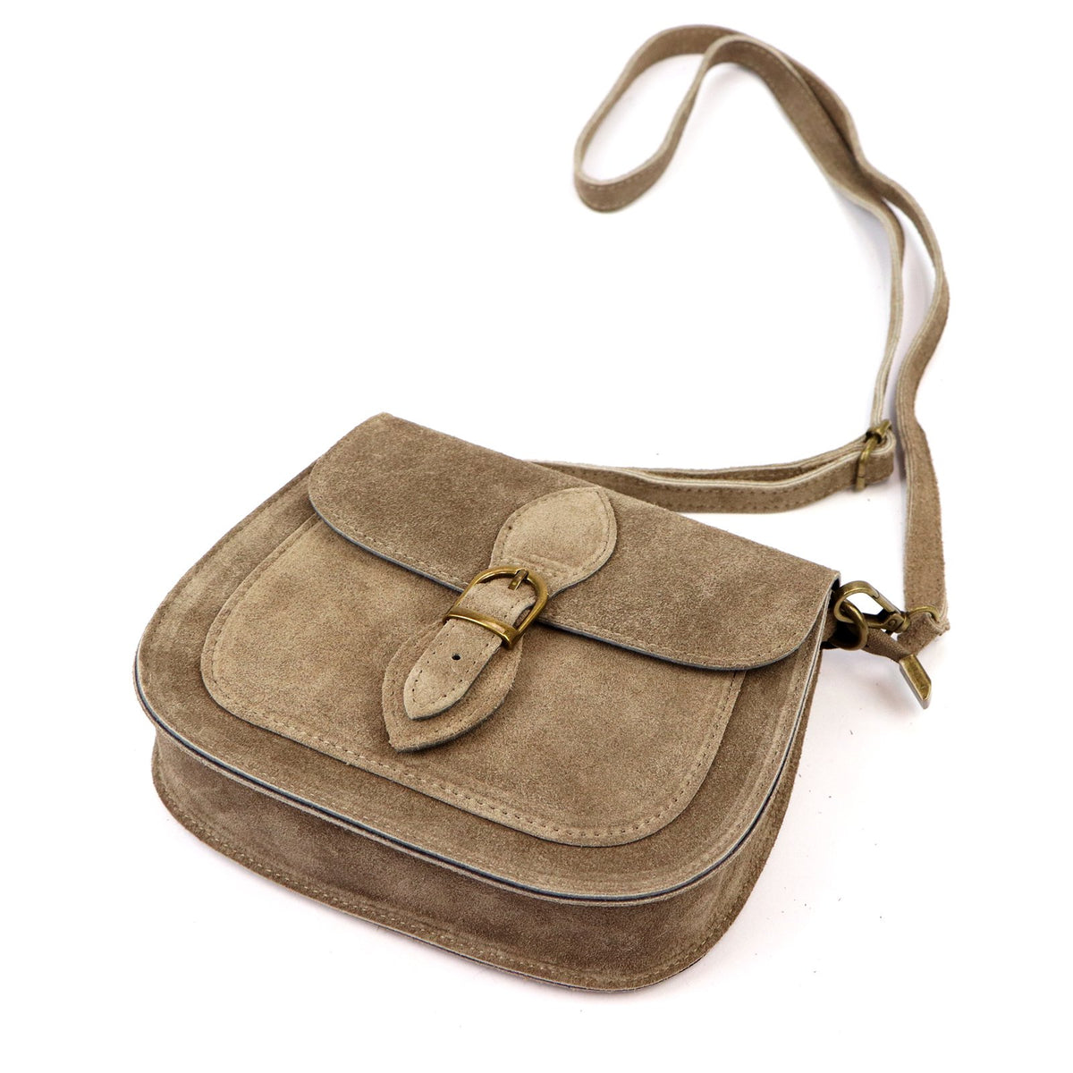 Luka 25-020 taupe natūralios odos rankinė taupe
