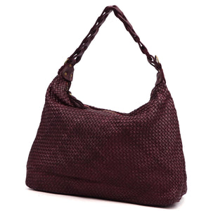 VS 081 bordo natūralios odos rankinė burgund