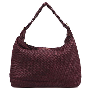 VS 081 bordo natūralios odos rankinė burgund