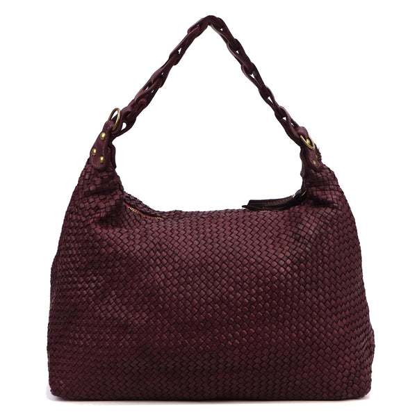 VS 081 bordo natūralios odos rankinė burgund