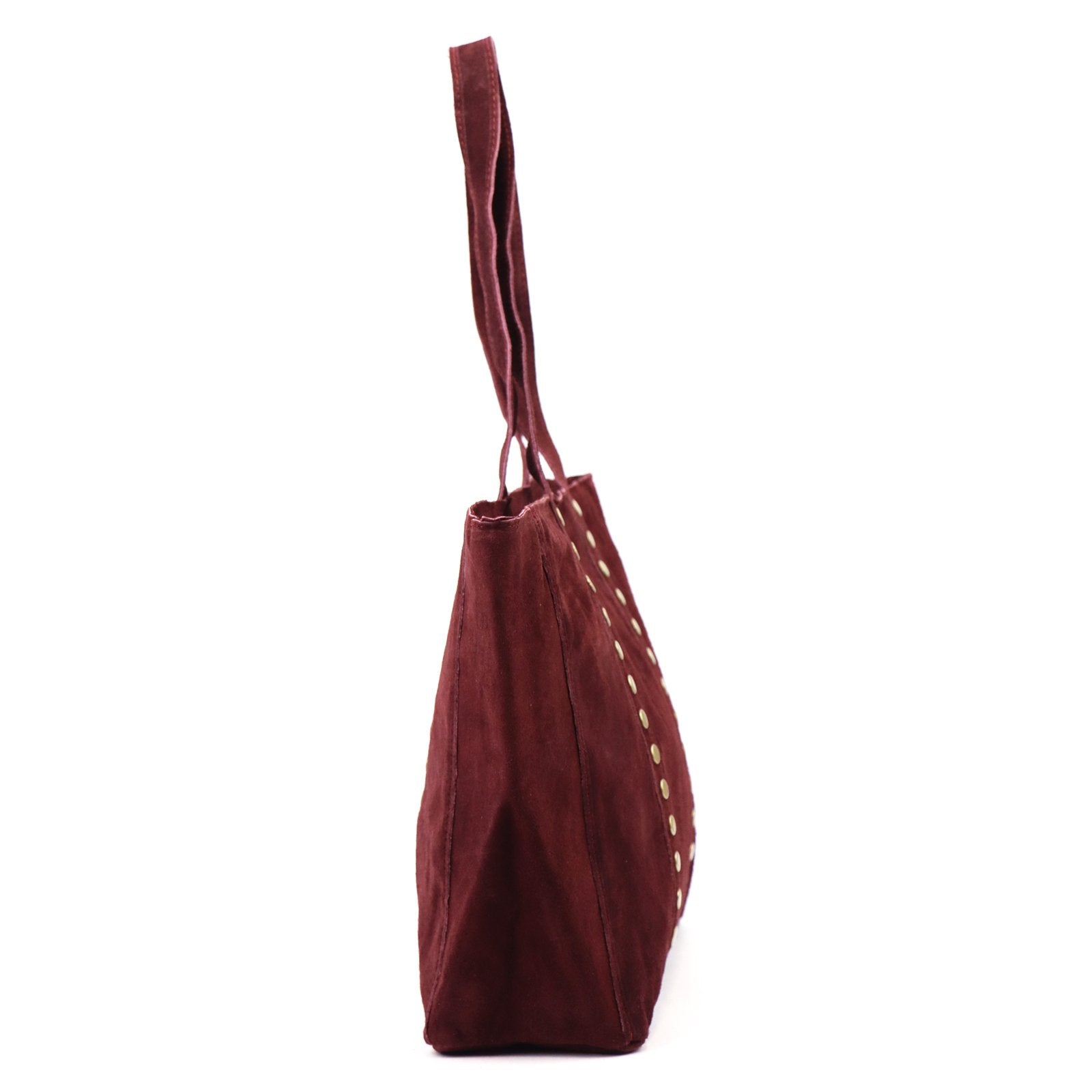 Luka 25-016 bordo spalvos natūralios odos rankinė bordo