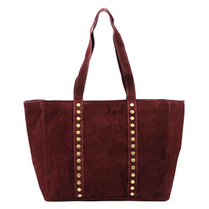 Luka 25-016 bordo spalvos natūralios odos rankinė bordo