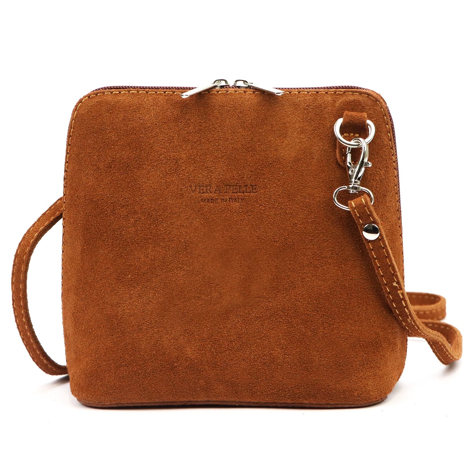 Barberinis 1703 camel-2 zomšinės odos rankinė camel-2