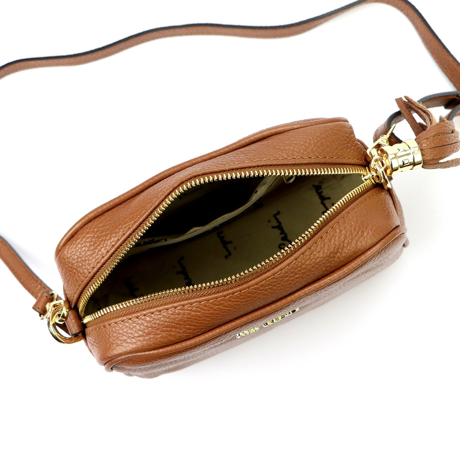 Pierre Cardin FRZ 1501 DOLLARO odinė rankinė, camel-1 camel-1