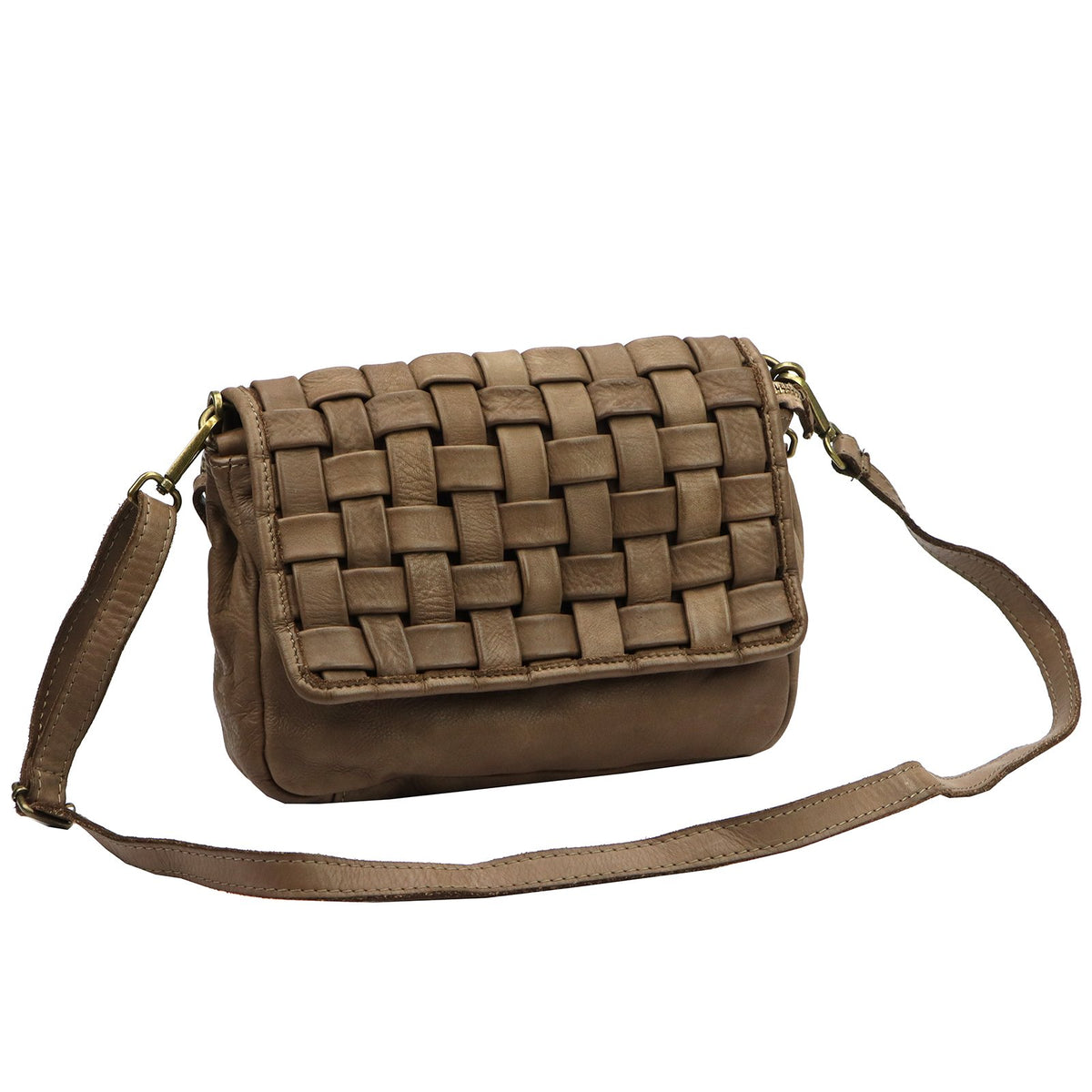 VS 104-635 tamsiai taupe natūralios odos rankinė taupe scuro