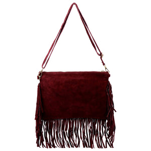 Luka 25-017 bordo spalvos odinė rankinė bordo