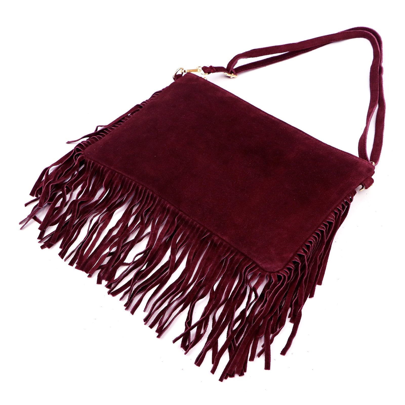 Luka 25-017 bordo spalvos odinė rankinė bordo