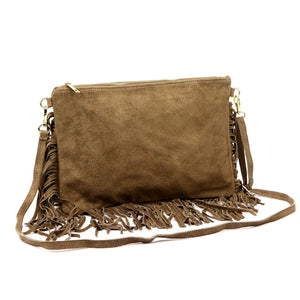 Luka 25-017 taupe natūralios odos rankinė taupe