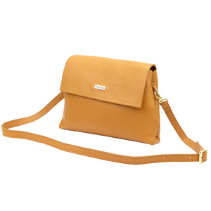 MiaMore 01-051 DOLLARO natūralios odos rankinė, kupranugario atspalvio camel-1
