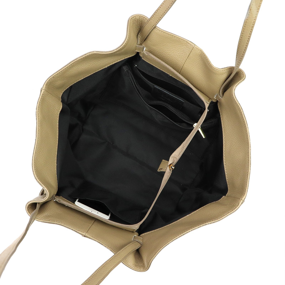 Camilla PREMIUM 10.024 DOLLARO taupe natūralios odos rankinė taupe