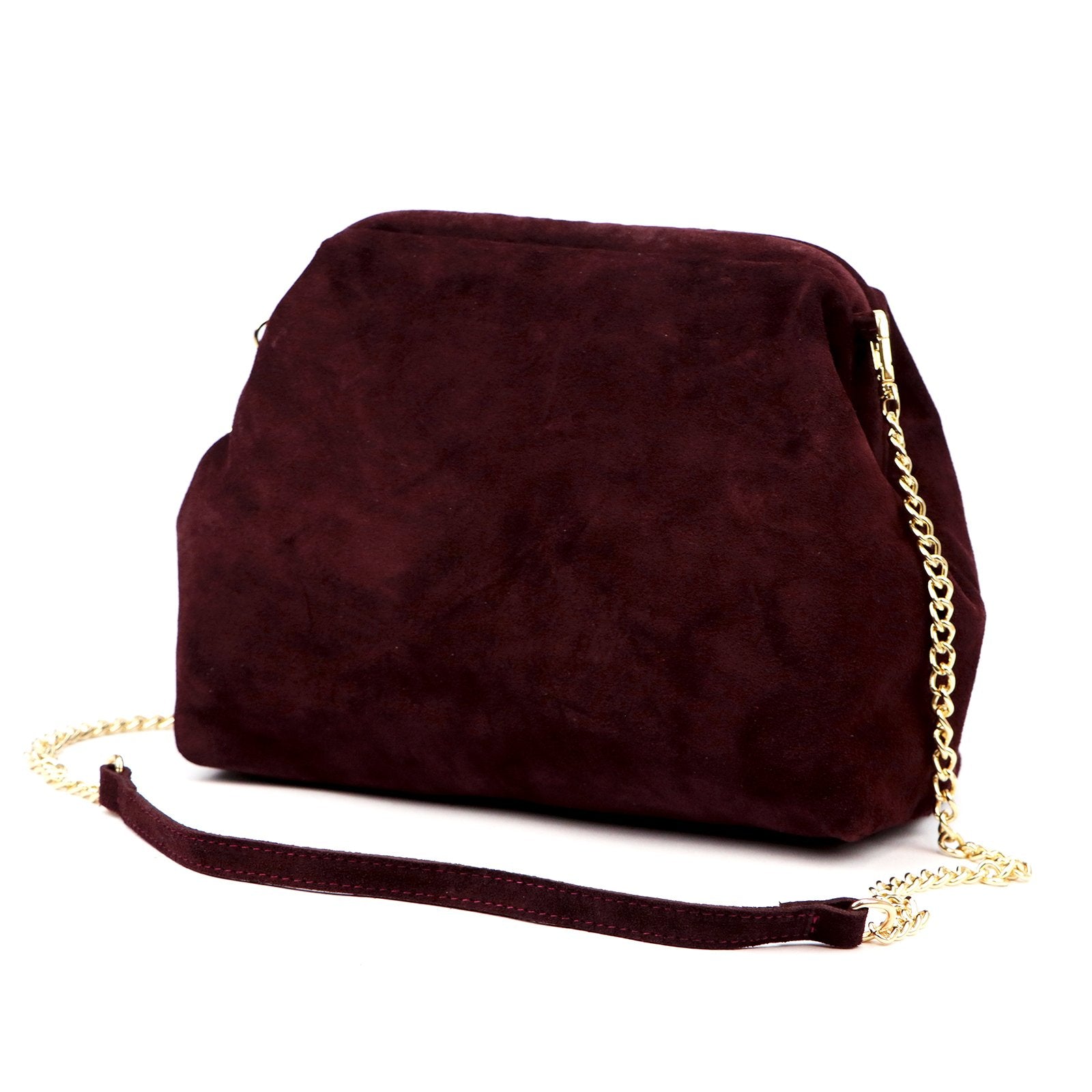 Luka 25-031 bordo spalvos odinė rankinė bordo