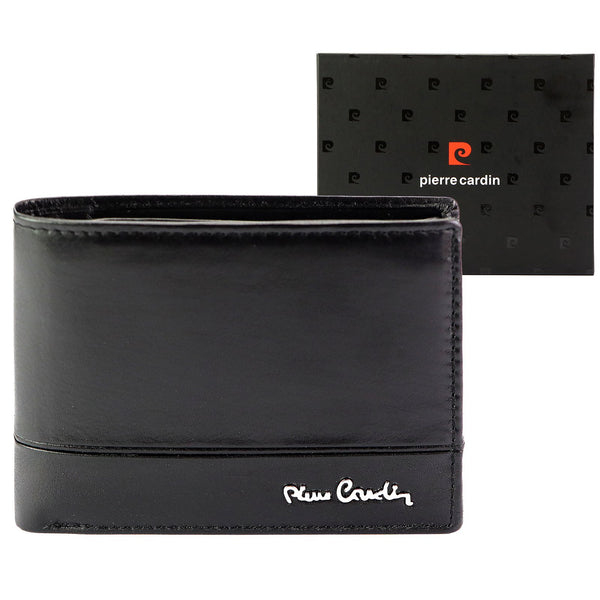 Pierre Cardin YS605 8806 juoda odinė piniginė czarny