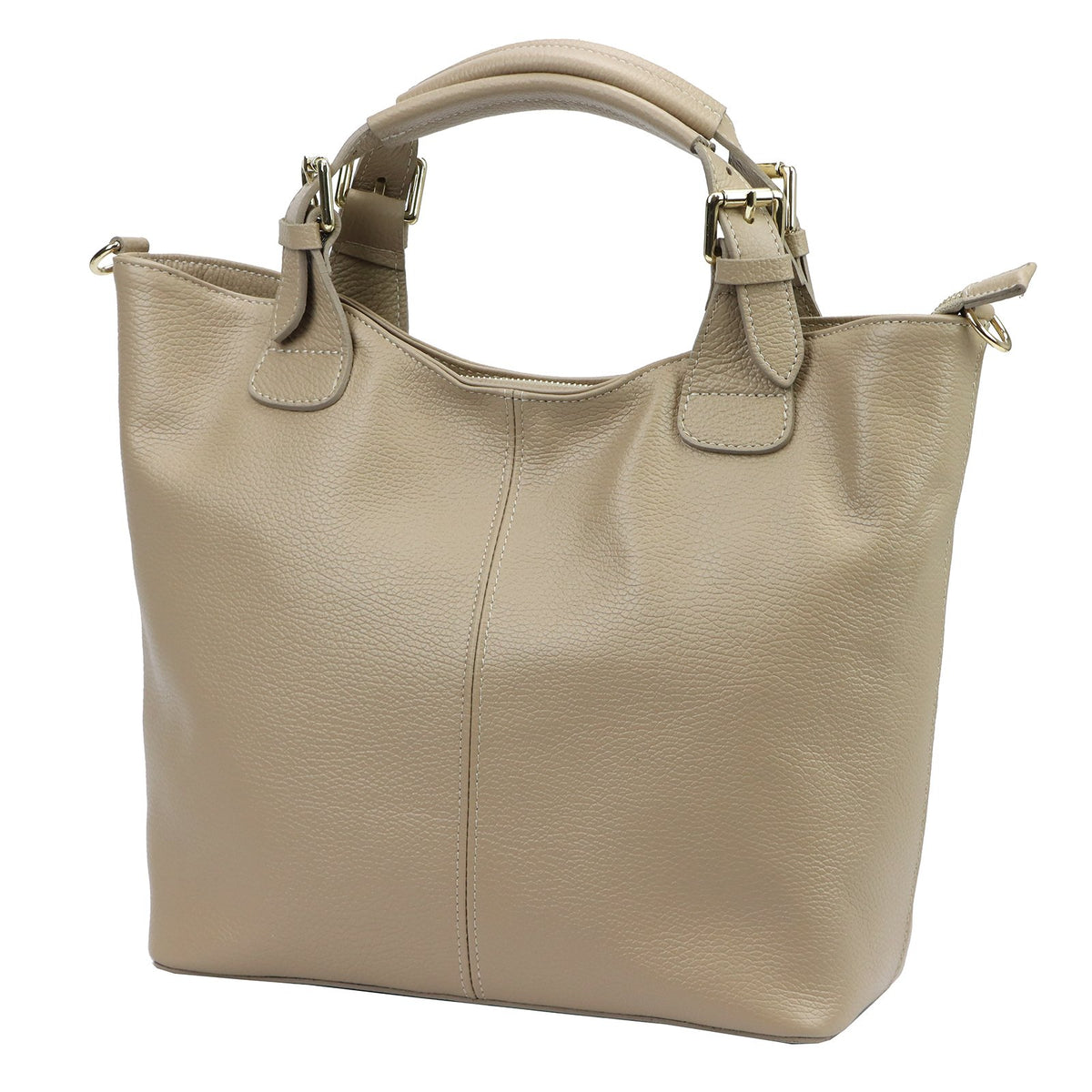 Luka 26-108 DOLLARO taupe natūralios odos rankinė taupe