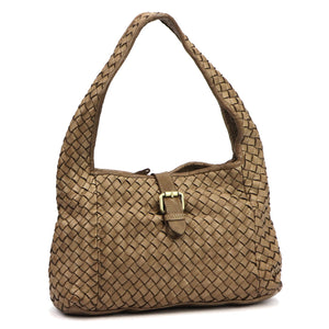 VS 066-613 taupe natūralios odos rankinė taupe