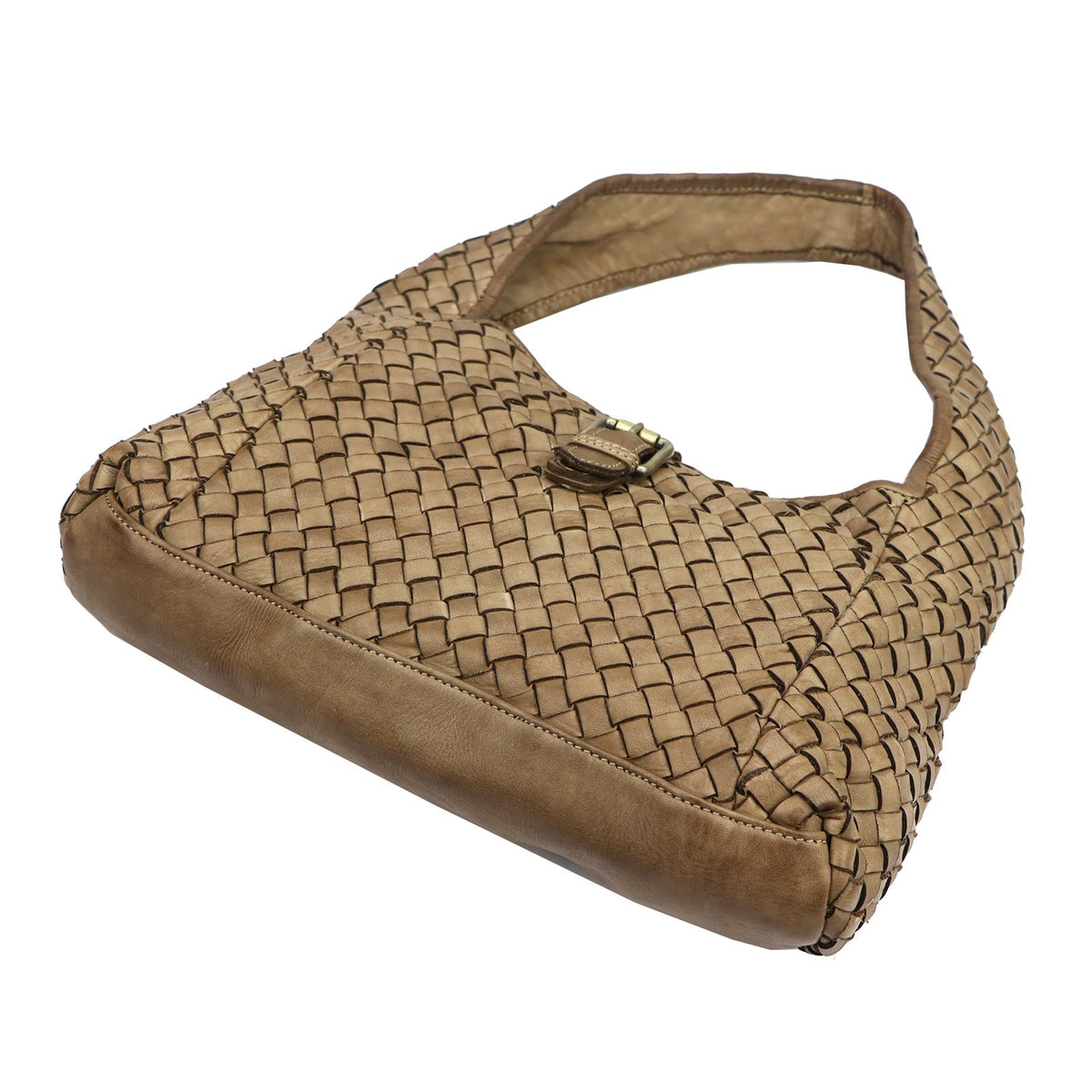 VS 066-613 taupe natūralios odos rankinė taupe