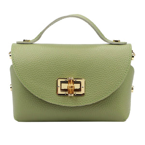 Luka 26-106 DOLLARO alyvuogių spalvos odinė rankinė oliwkowy