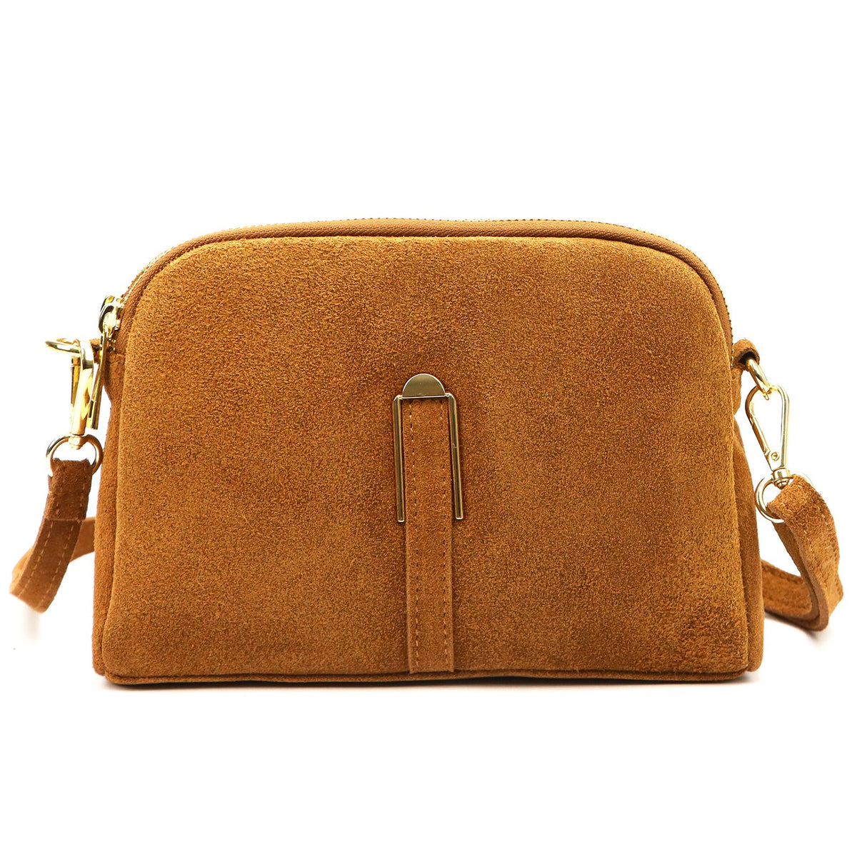 Luka 25-084 kupranugario atspalvio natūralios odos rankinė camel-2