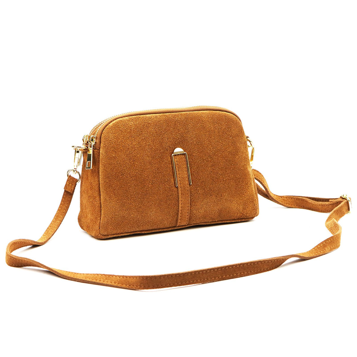 Luka 25-084 kupranugario atspalvio natūralios odos rankinė camel-2