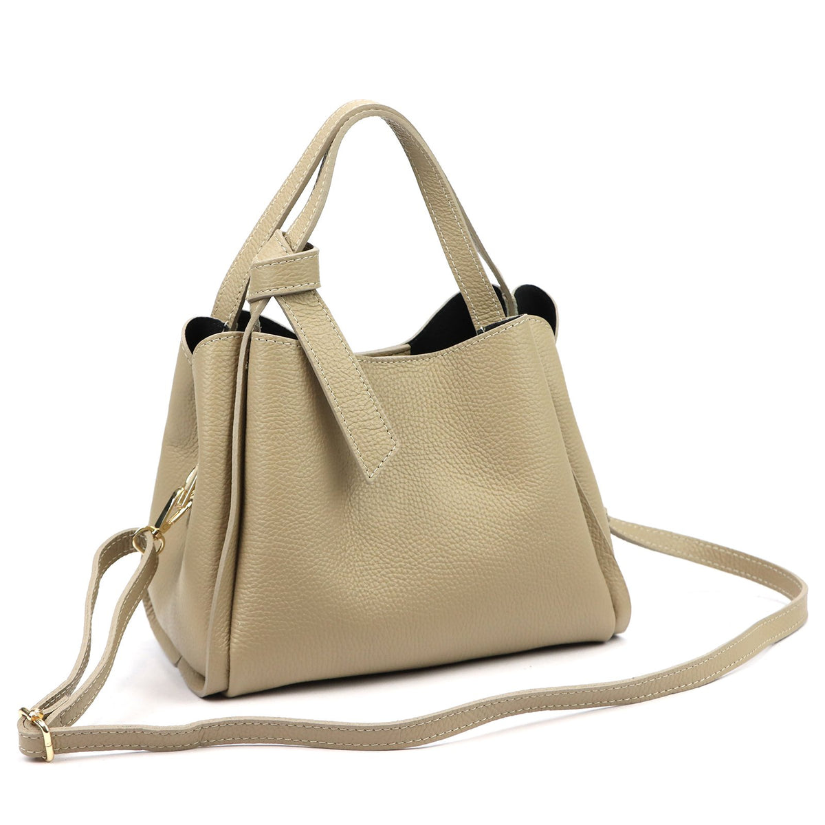 Luka 26-139 DOLLARO taupe natūralios odos rankinė taupe