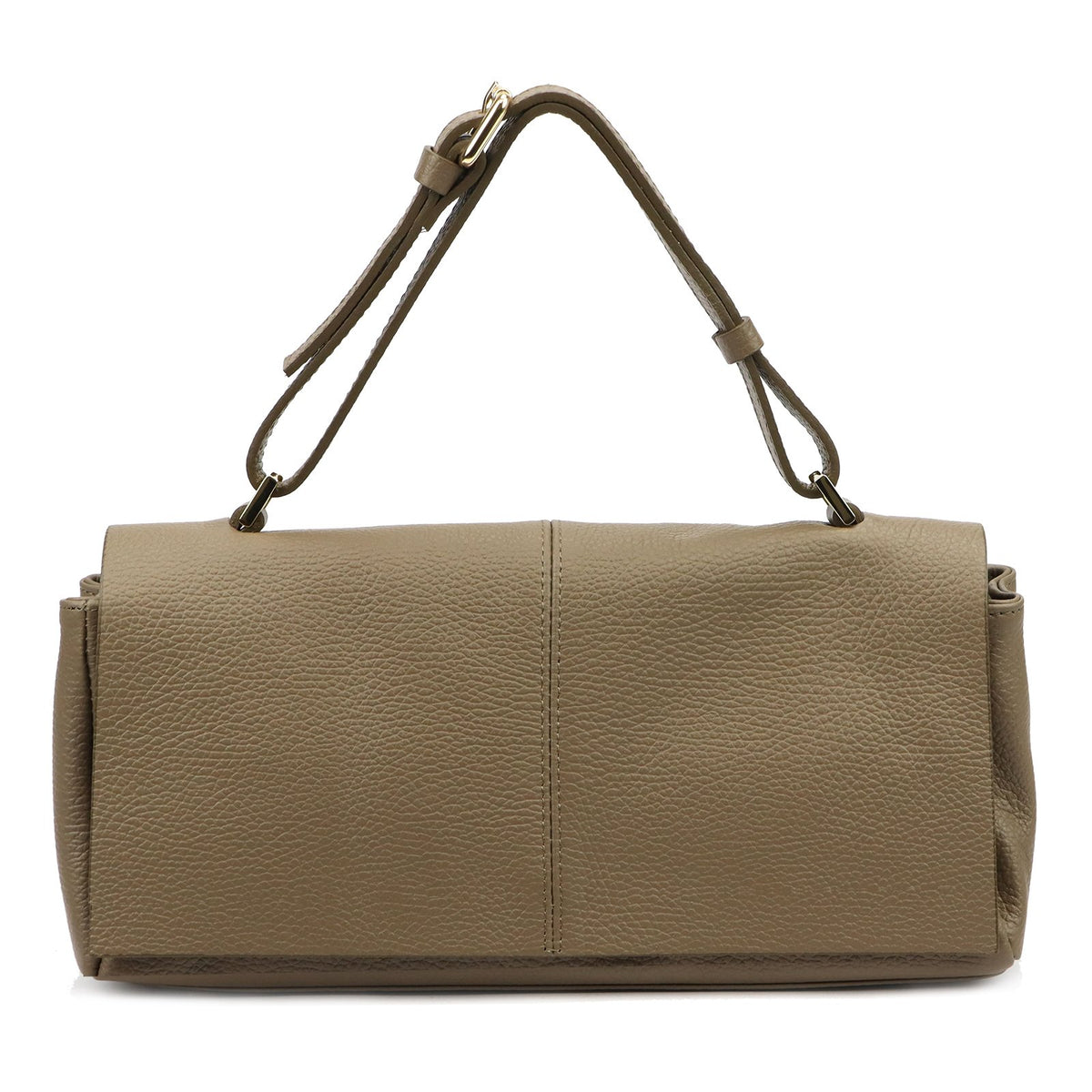 Luka 26-185 DOLLARO pilkai ruda odinė rankinė taupe