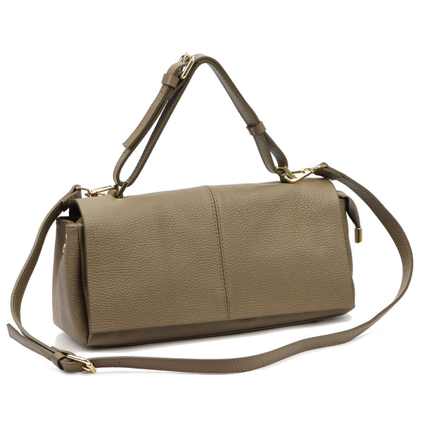 Luka 26-185 DOLLARO pilkai ruda odinė rankinė taupe