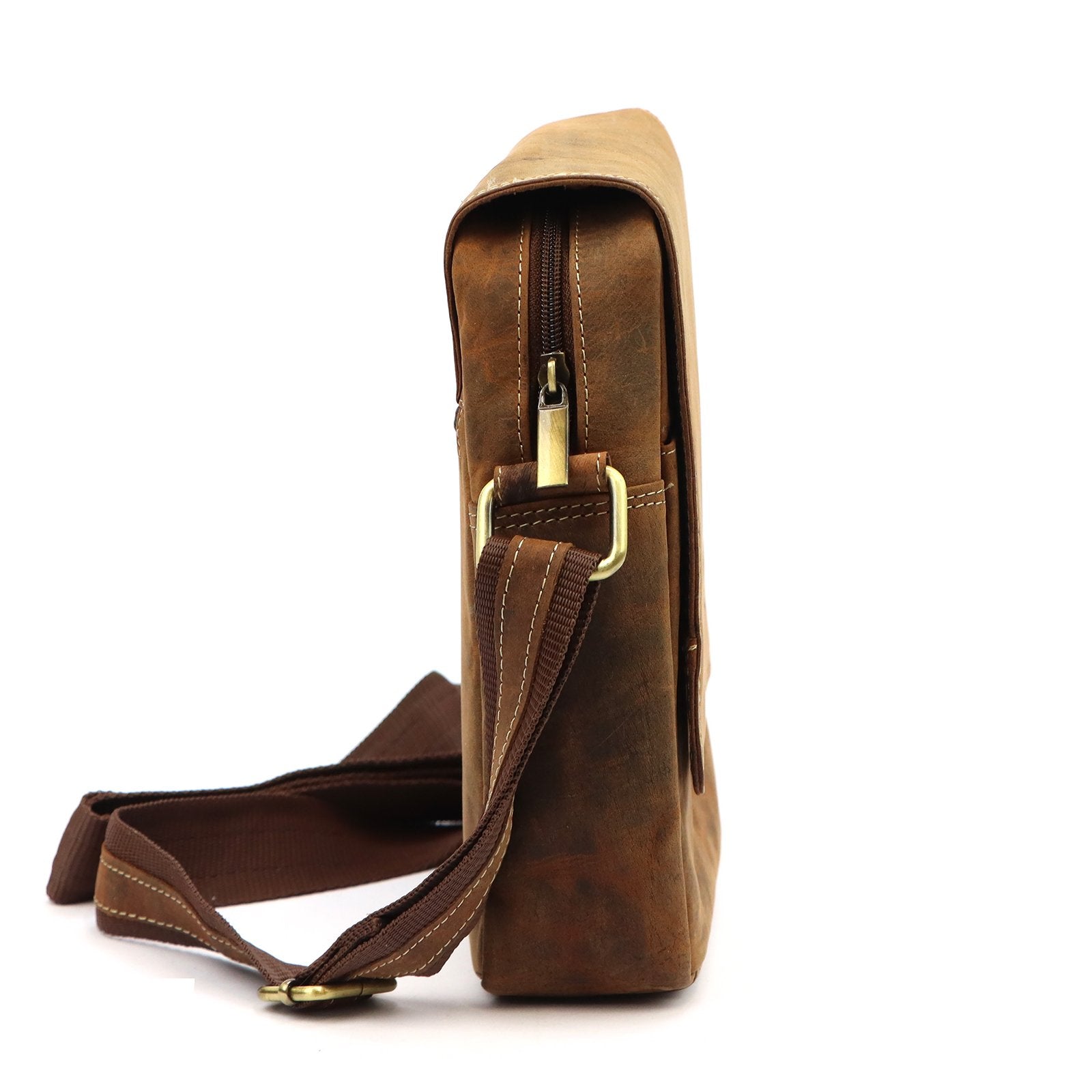 Nordee DOH-GM-03 konjako spalvos odinė rankinė cognac