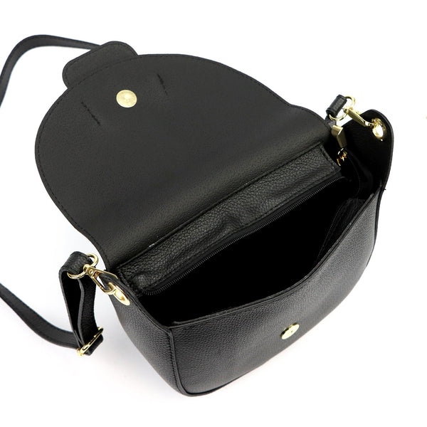 Luka 25-049-2 D juoda zomšinės odos rankinė czarny