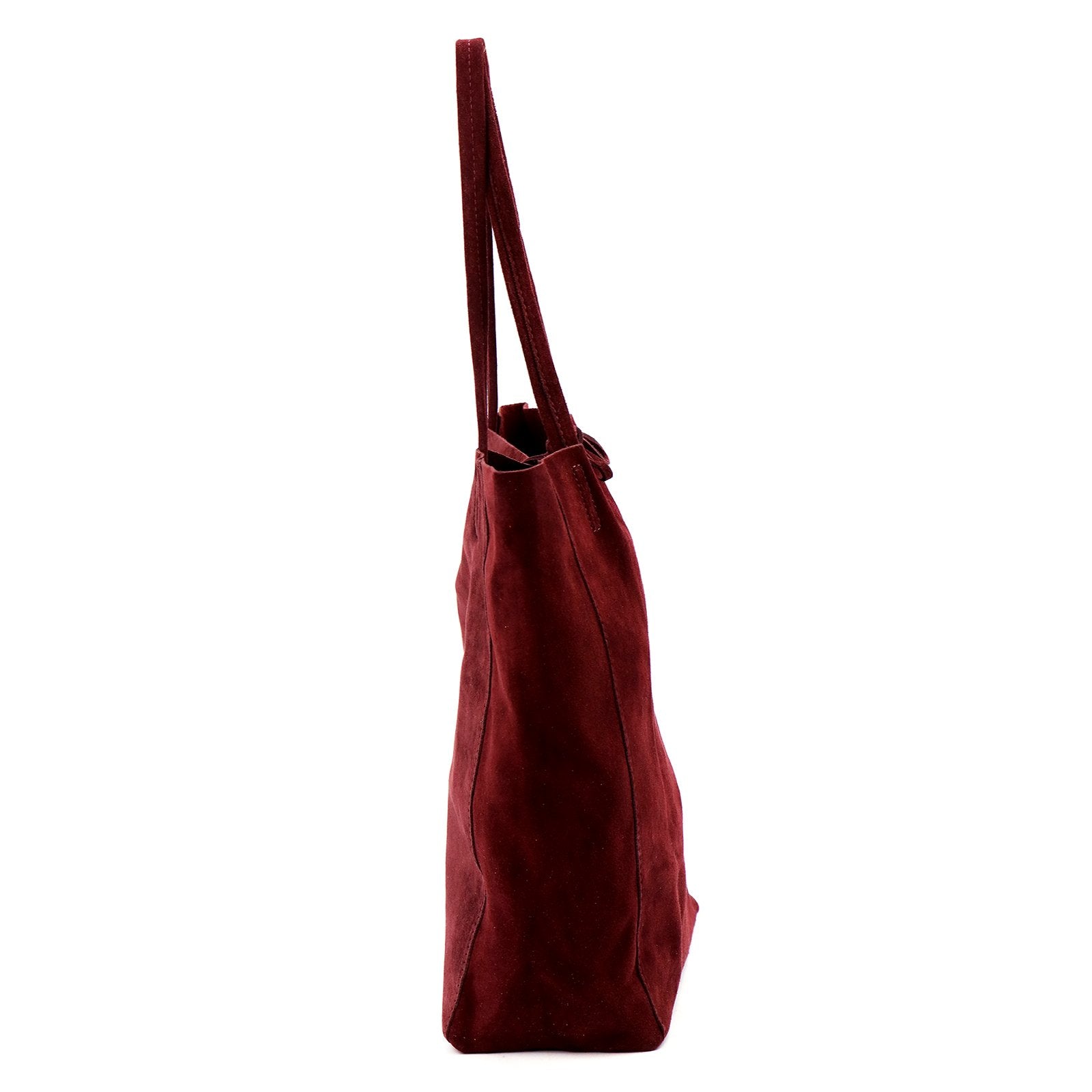 Patrizia 419-013-05 bordo zomšinė odinė rankinė bordo