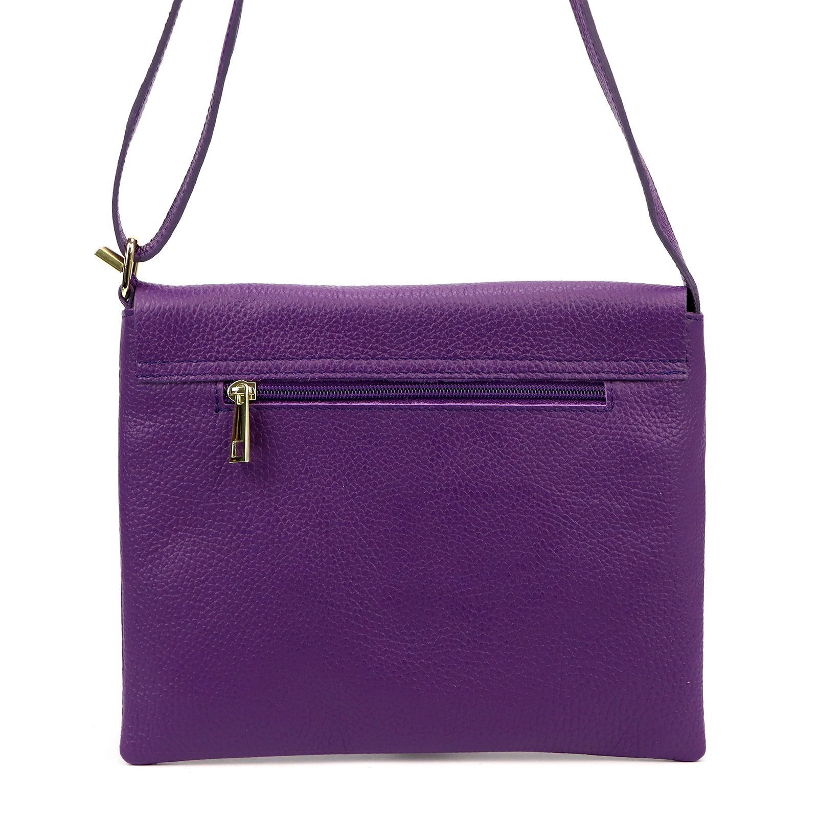 Luka 26-087 DOLLARO violetinė odinė rankinė fioletowy