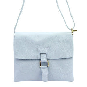 Luka 26-087 DOLLARO žydra odinė rankinė błękitny
