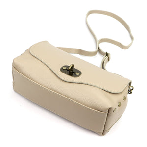 Luka 26-121 DOLLARO taupe natūralios odos rankinė taupe