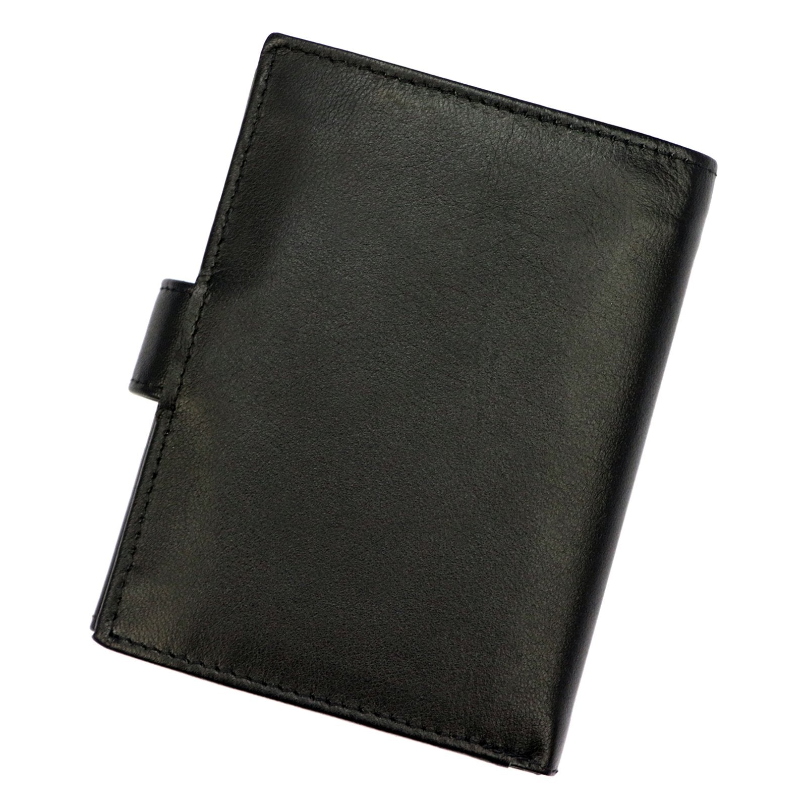 Pierre Cardin TILAK75 326A juoda ir raudona odinė piniginė czarny + czerwony