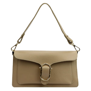 Luka 26-126 DOLLARO taupe odinė rankinė taupe