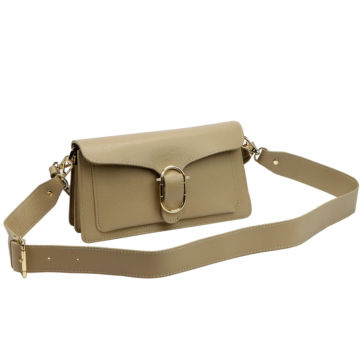 Luka 26-126 DOLLARO taupe odinė rankinė taupe