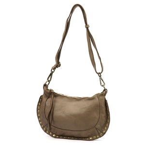 VS 063-598 taupe natūralios odos rankinė taupe