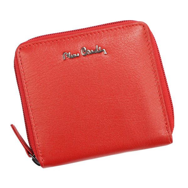Pierre Cardin TILAK92 MK01 raudona odinė piniginė czerwony