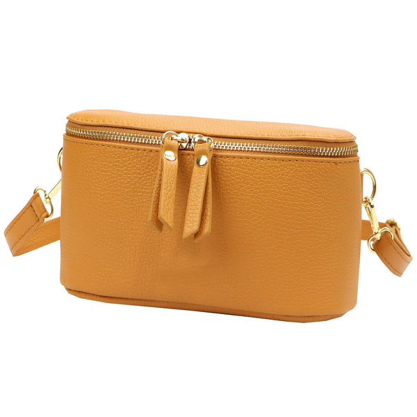 Luka 01-001 DOLLARO GOLD camel-1 natūralios odos rankinė camel-1