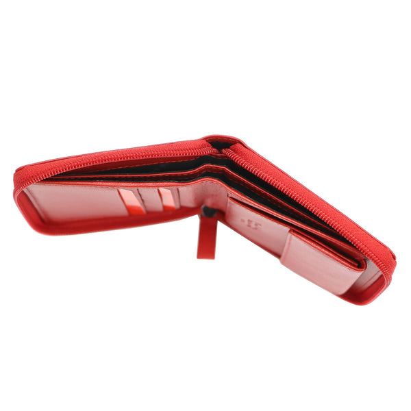 Pierre Cardin TILAK92 MK01 raudona odinė piniginė czerwony